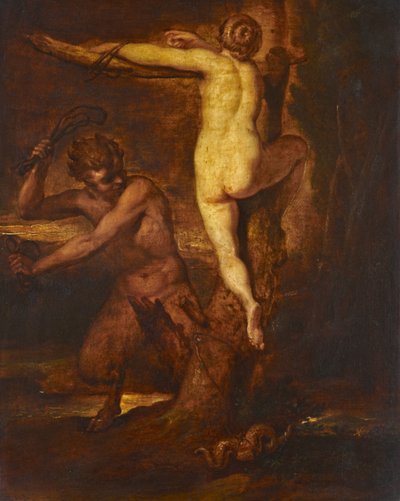 Satyr Slaying Snake by Peter Paul Rubens